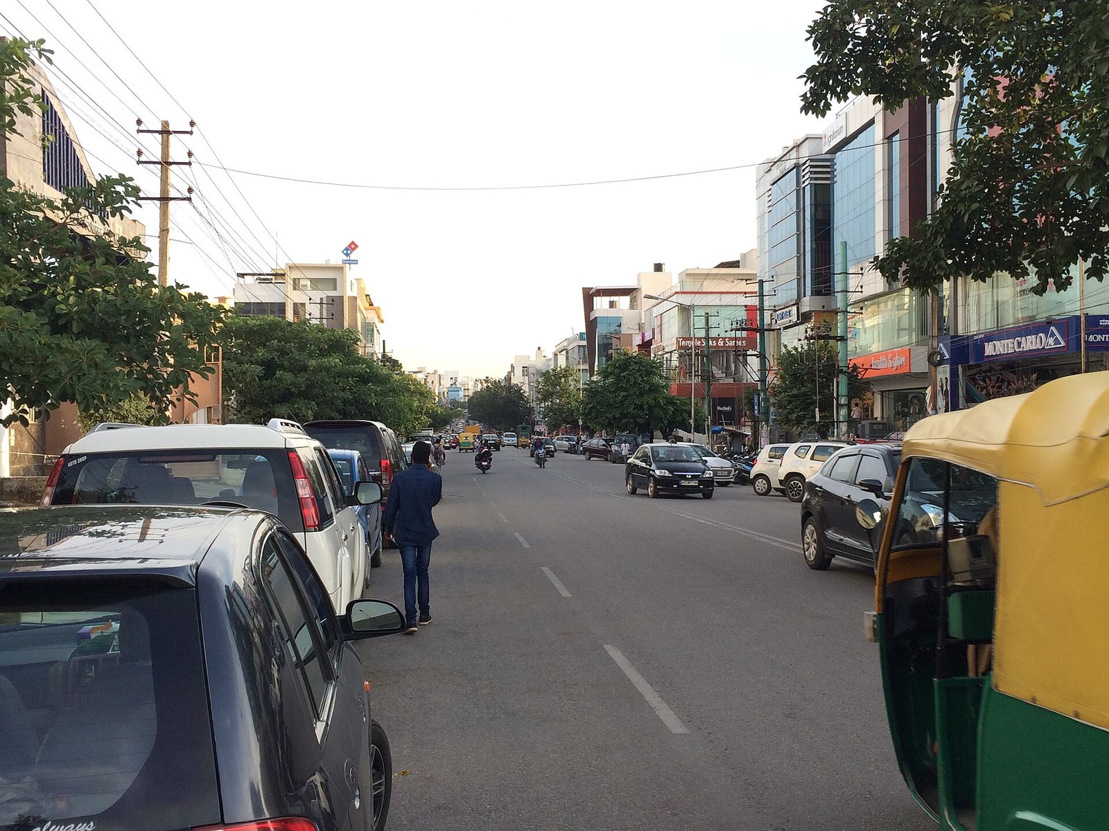 A street in HSR Layout, Bengaluru